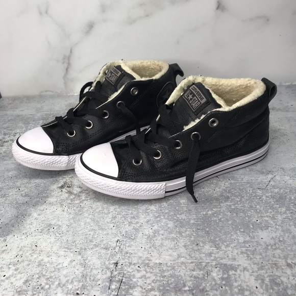 sherpa lined chuck taylors